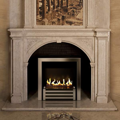 Биокамин в мраморном портале Firezo Tesoro, стандарт