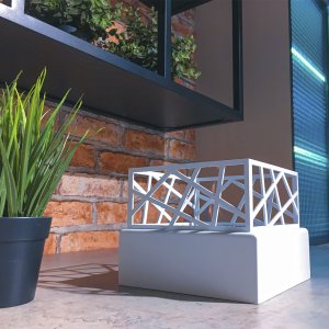 Настольный биокамин Firezo Lotus White, стандарт