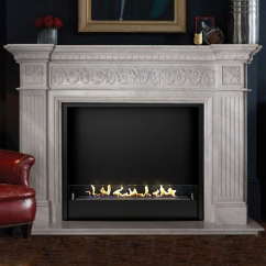 Биокамин в мраморном портале Firezo Del decoro, стандарт