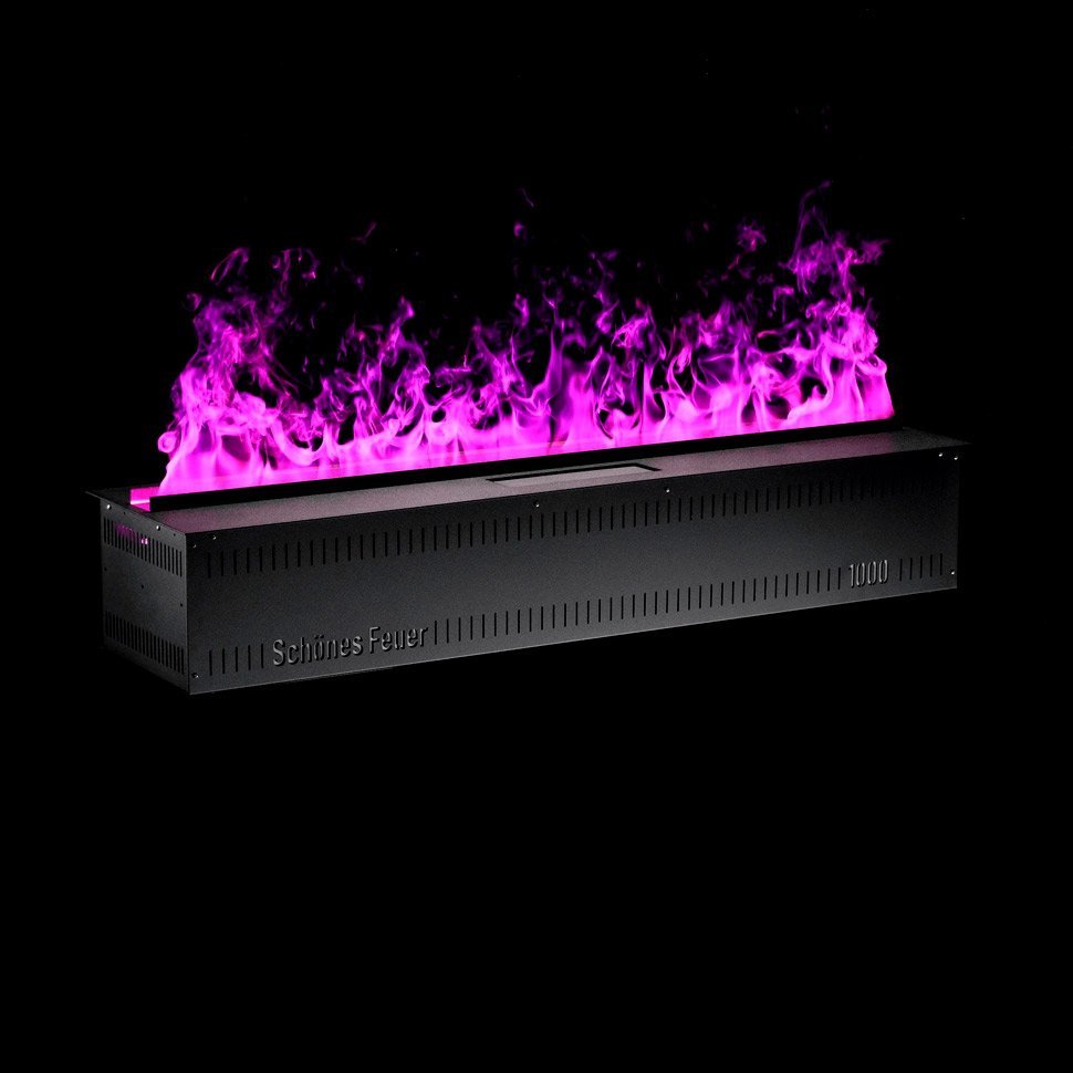 Электрический паровой камин Schones Feuer 3D Hot Line 3000 PRO черный
