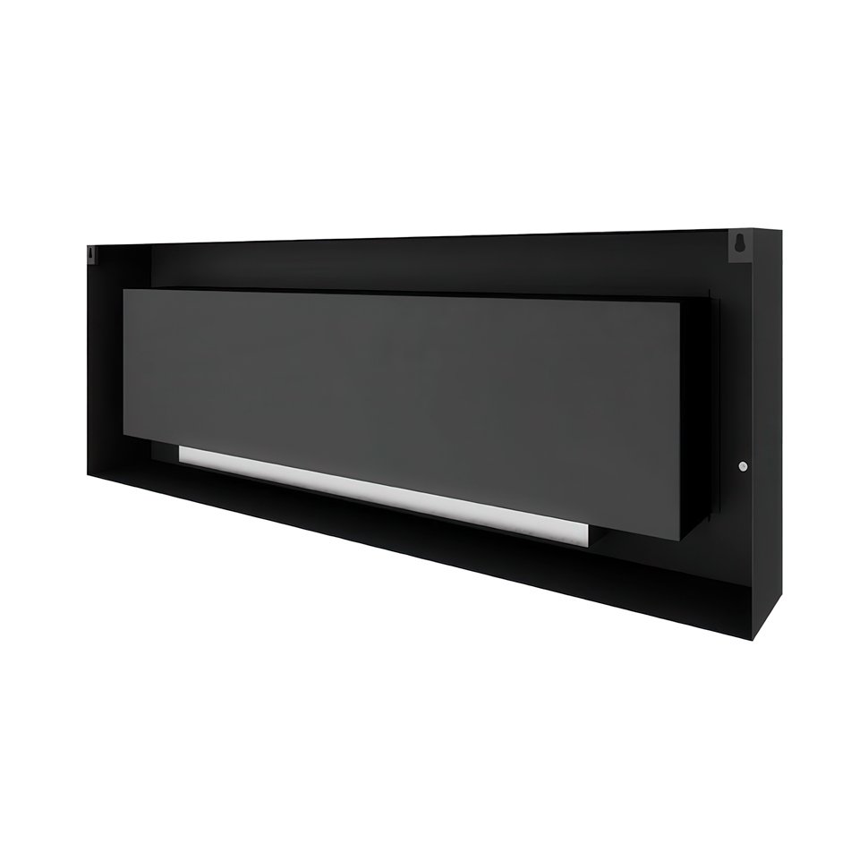 Биокамин SteelHeat WALL GRAND 1800 черный