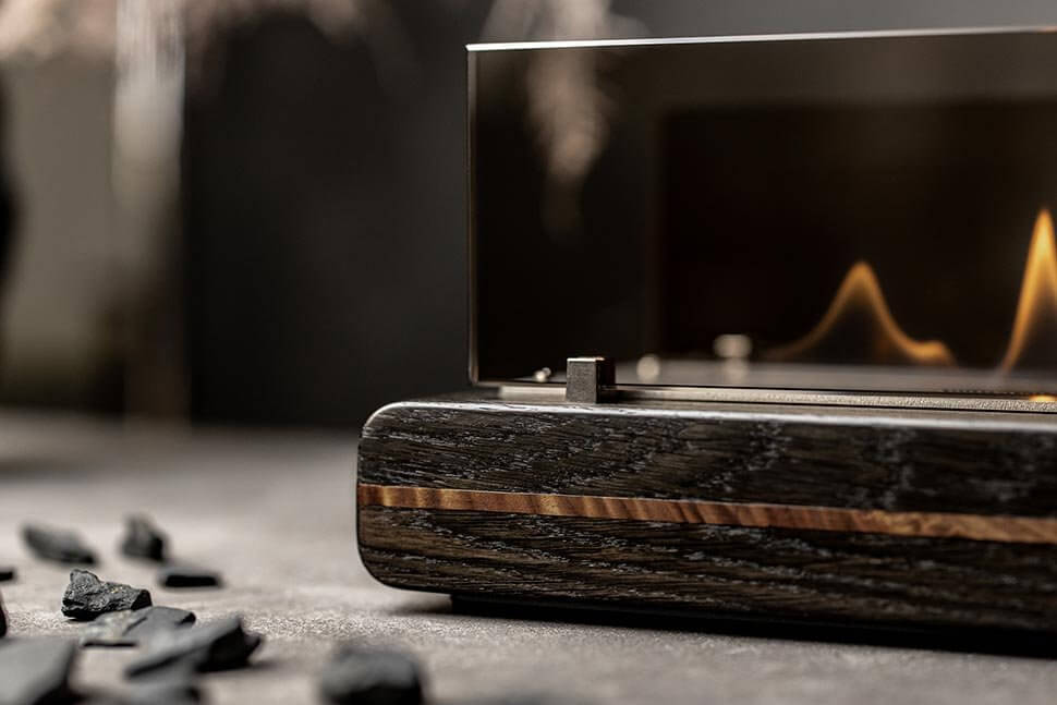 Настольный Биокамин Catterheim LIMITED Blackstrobe Walnut
