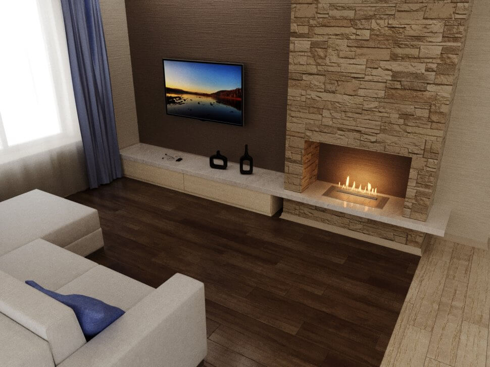 Автоматический биокамин Lux Fire Smart Flame 800 RC