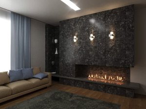 Автоматический биокамин Lux Fire Smart Flame 1000 RC INOX