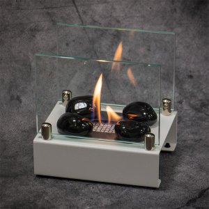 Декоративные керамические камни SteelHeat черные S 4 шт