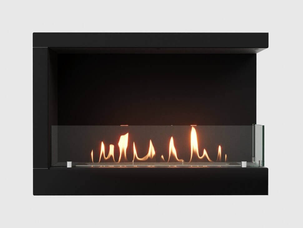Встроенный биокамин Lux Fire Угловой 690 S (правый угол)