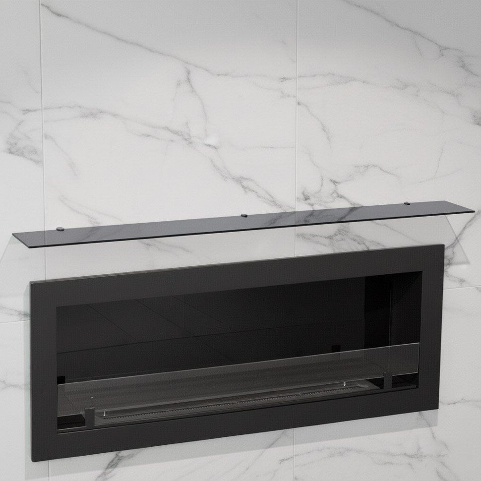 Стеклянная полка для биокамина Gray  1700