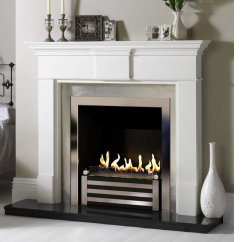 Биокамин в мраморном портале Firezo Di marca, стандарт